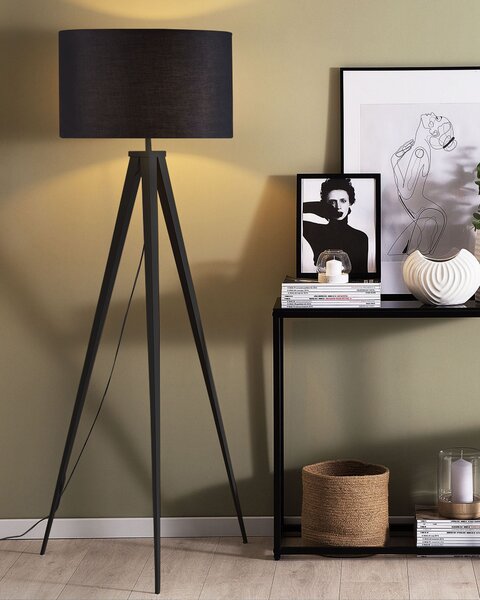 Stojací lampa STILETTO Kov Černá