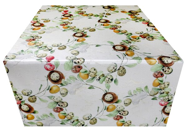Velikonoční žakárový voděodolný běhoun na stůl Barva Vícebarevná Rozměry 40x100 cm