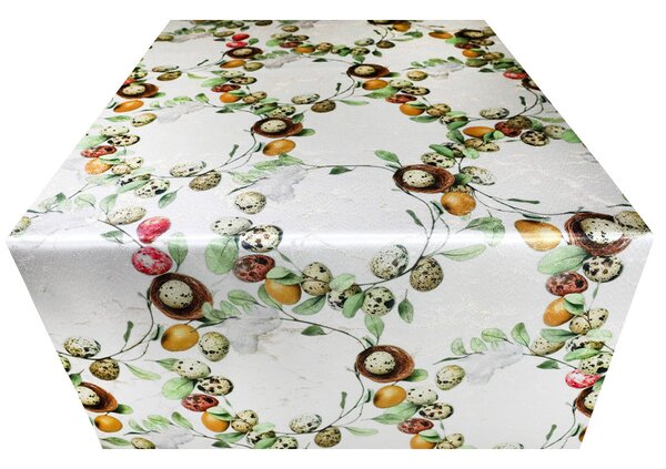 Velikonoční žakárový voděodolný běhoun na stůl Barva Vícebarevná Rozměry 40x100 cm