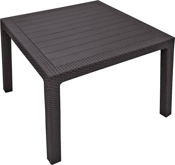 Stůl AMIRAT 95cm hnědý Exteriér | Zahradní stoly