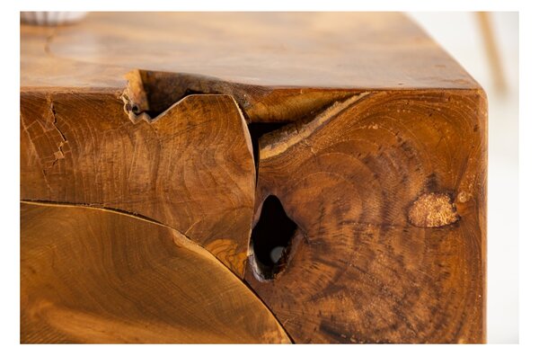 Massive home | Konferenční stolek SQUARE 90 CM masiv teak