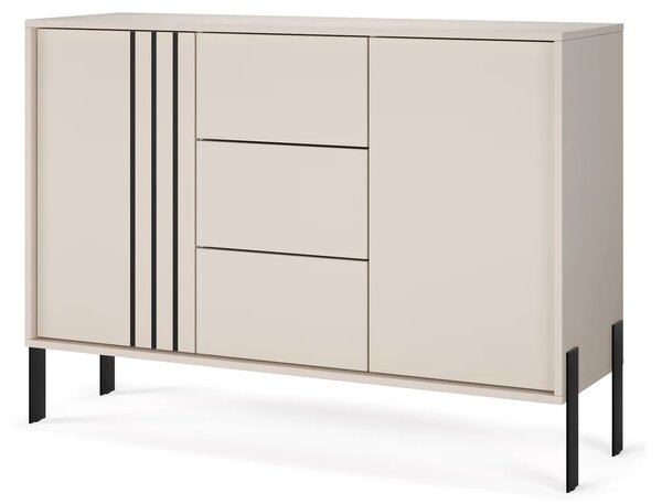 Designová kombinovaná komoda DAFTIS - kašmír