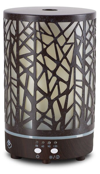 Ultrazvukový aromadifuzér s podsvícením Forest Brown