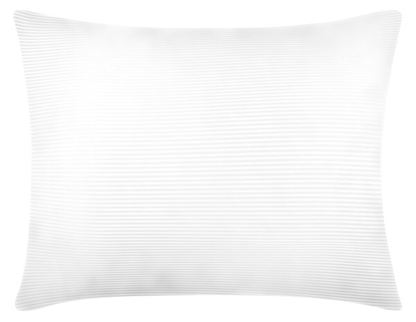 DARRÉ Saténové povlečení Pruh 4mm - bílá Velikost: 140 x 200 + 70 x 90