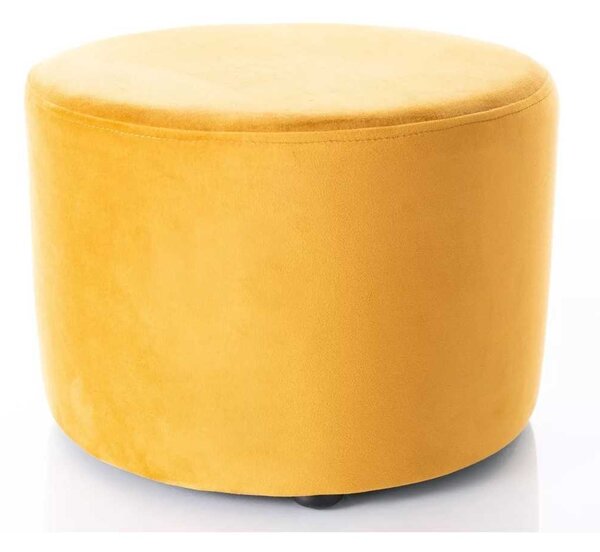 Taburet Caen A Velvet, žlutá