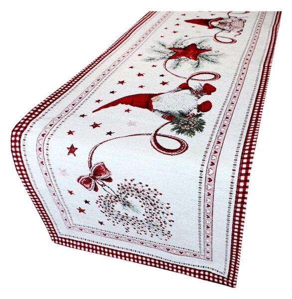 Vánoční gobelínový běhoun na stůl Hvězdný skřítek Chenille IT036 Barva Vícebarevná Rozměry 40x180 cm