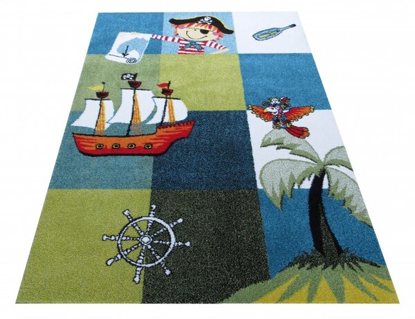 Dětský koberec Piráti - 120 x 170 cm
