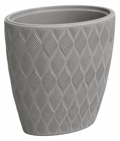 Květináč FLOW elipsa Platinum 85l