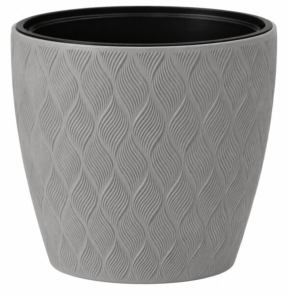 Květináč FLOW elipsa Platinum 85l