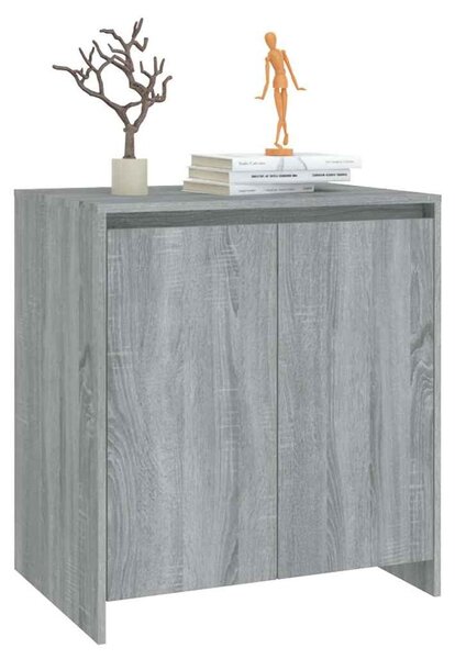 VidaXL Příborník Grey Sonoma 70x41x75 cm výrobek ze dřeva