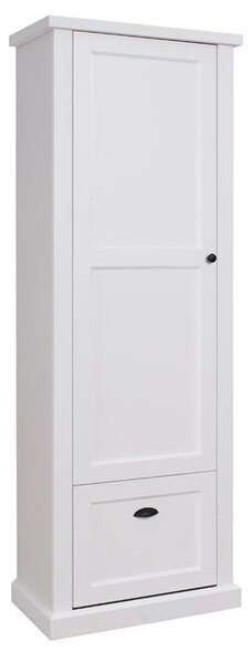 Předsíňová skříň s botníkem 72 cm BIHAM - bílá