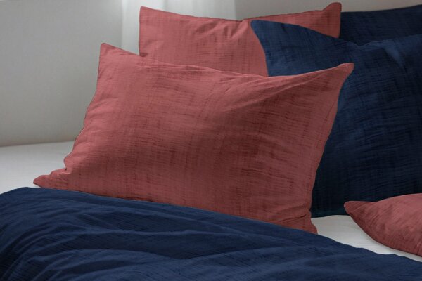 DARRÉ Mušelínové povlečení Dark navy Velikost: 140 x 200 + 70 x 90