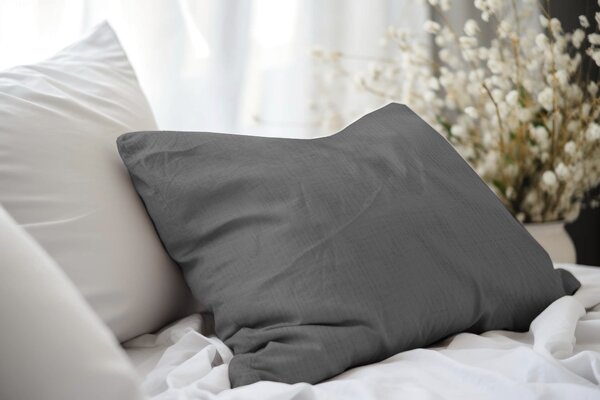 DARRÉ Mušelínové povlečení Grey Velikost: 140 x 200 + 70 x 90