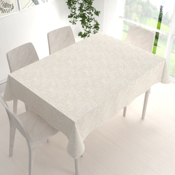 Biante Teflonový obdélníkový ubrus TF-033 Venezia smetanový 50x100 cm
