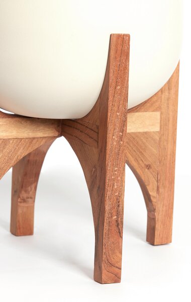 KVĚTINÁČ dřevo, kov, 36/50 cm Light & Living - Obaly na květináče, Online Only