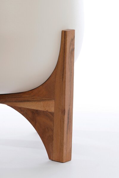 KVĚTINÁČ dřevo, kov, 44/53 cm Light & Living - Obaly na květináče, Online Only