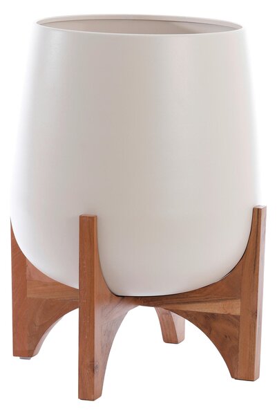 KVĚTINÁČ dřevo, kov, 44/53 cm Light & Living - Obaly na květináče, Online Only