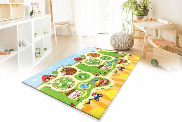Dwinguler Oboustranný protiskluzový koberec Farma – na ven i na doma - 140x210 cm