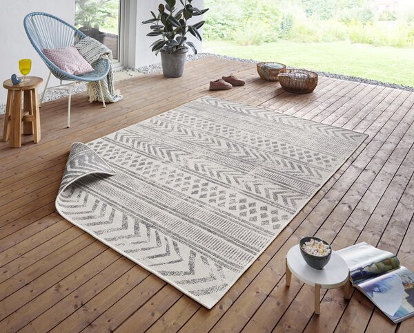 Hanse Home, Kusový koberec Twin Supreme 103862 Biri Grey/Cream – na ven i na doma, 80x150, šedá, chodba / předsíň