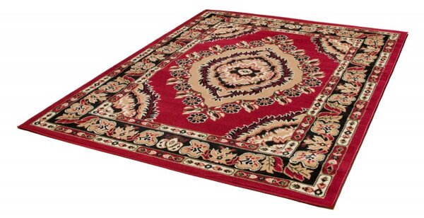 Makro Abra Kusový koberec ATLAS 4493A Klasický červený Rozměr: 80x150 cm