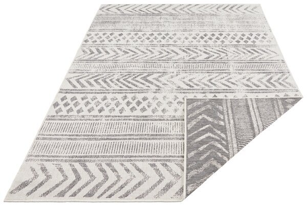 Hanse Home, Kusový koberec Twin Supreme 103862 Biri Grey/Cream – na ven i na doma, 80x150, šedá, chodba / předsíň