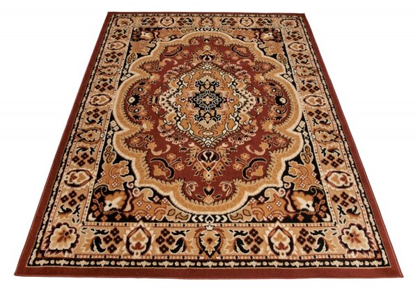 Makro Abra Kusový koberec ATLAS E951A Hnědý Rozměr: 80x150 cm