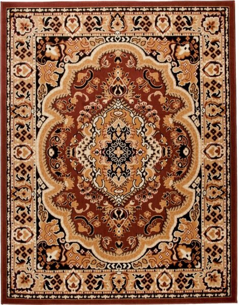 Makro Abra Kusový koberec ATLAS E951A hnědý Rozměr: 80x150 cm