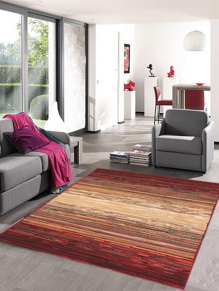 Spoltex Kusový koberec Cambridge red/beige 5668 - 80x150 cm