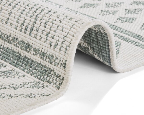Hanse Home, Kusový koberec Twin Supreme 103861 Biri Green/Cream – na ven i na doma, 80x350, zelená, chodba / předsíň