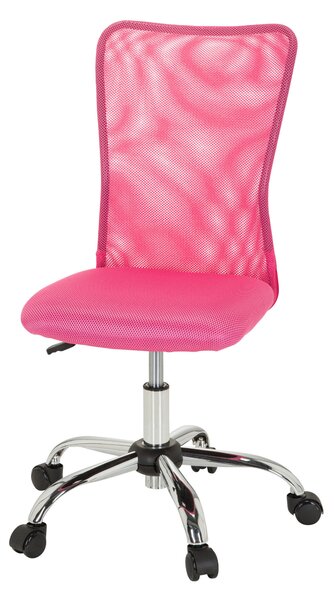 OTOČNÁ ŽIDLE PRO MLÁDEŽ, síťovina, pink MID.YOU - Dětské otočné židle, Online Only
