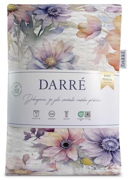 DARRÉ Krepové povlečení Anastasia Velikost: 140 x 220 + 70 x 90