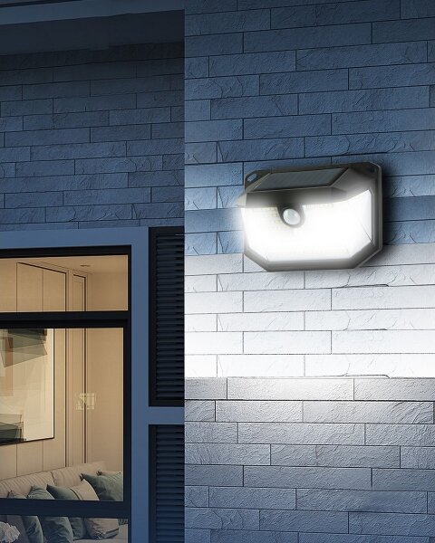 Brilagi - LED Solární nástěnné svítidlo se senzorem WALLIE LED/4W/5,5V IP65