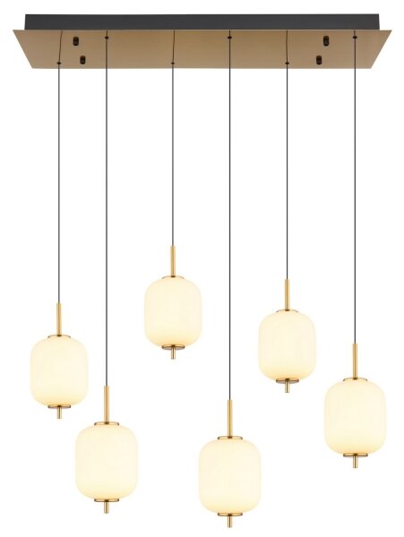 Globo 15217-6 - LED Lustr na lanku EWALD 6xLED/6,7W/230V