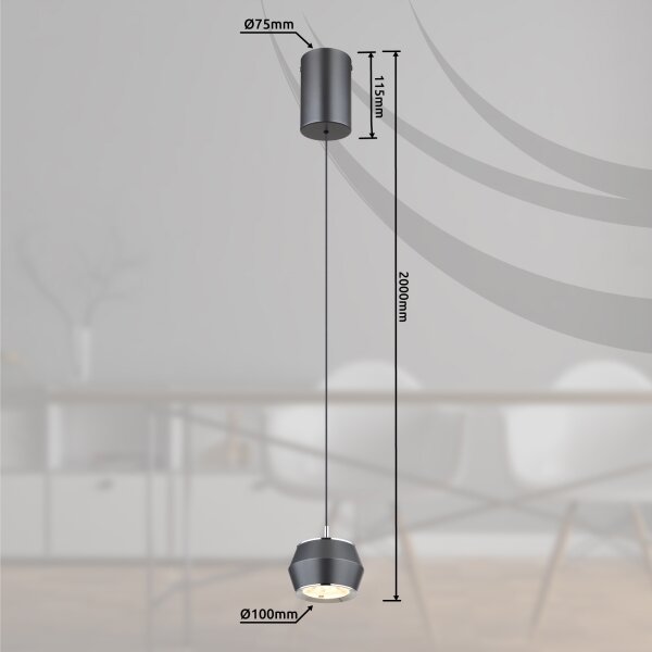 Globo 15209 - LED Lustr na lanku MARTHY LED/6W/230V