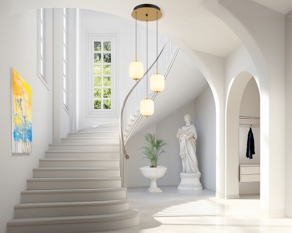 Globo 15217-3 - LED Lustr na lanku EWALD LED/20W/230V
