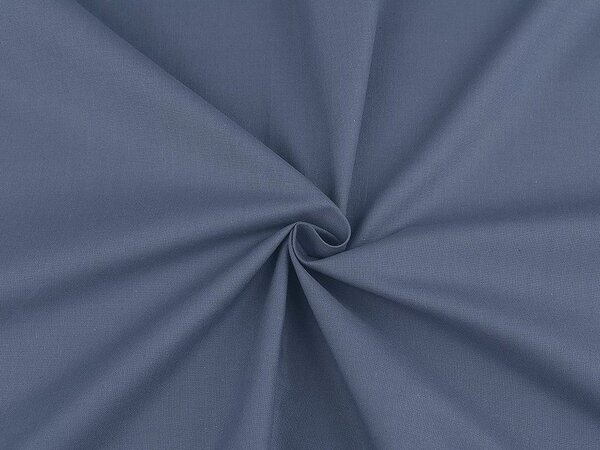 Bavlněná látka / plátno jednobarevná METRÁŽ - 15 (31) modrá jeans