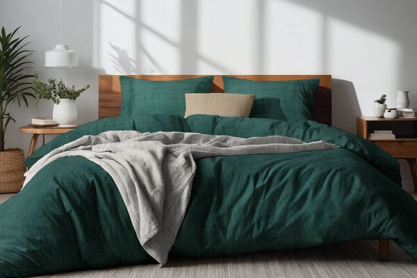 DARRÉ Mušelínové povlečení Malachite Velikost: 140 x 200 + 70 x 90