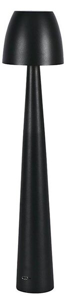 LED Stm. nabíjecí dotyková stolní lampa LED/3W/5V 3000-6000K černá