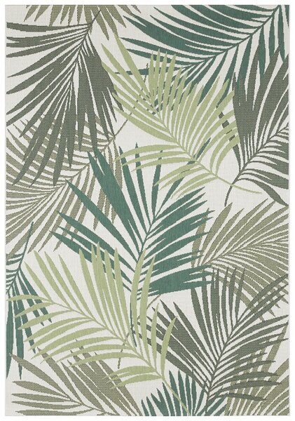 Hanse Home, Kusový koberec Beach 103843 Green/Cream – na ven i na doma, 80x150, zelená, chodba / předsíň