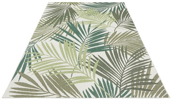 Hanse Home, Kusový koberec Beach 103843 Green/Cream – na ven i na doma, 80x150, zelená, chodba / předsíň