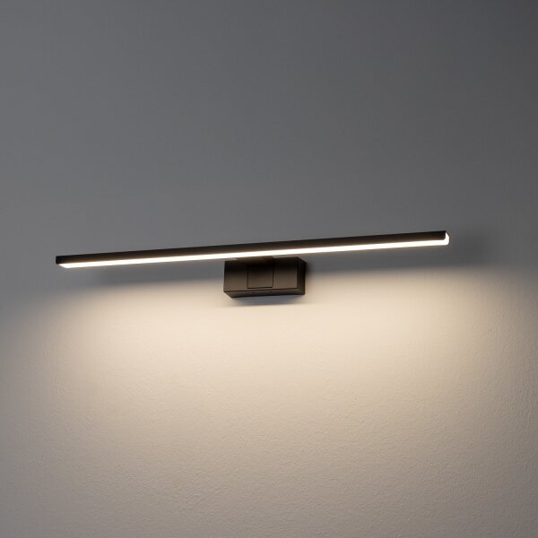 Aigostar - LED Koupelnové osvětlení zrcadla LED/12W/230V 4000K 60 cm IP44 černá