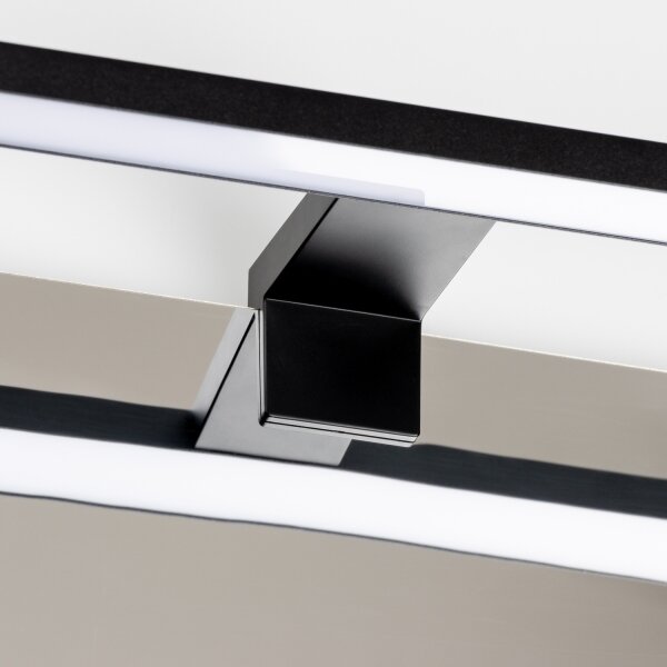 Aigostar - LED Koupelnové osvětlení zrcadla LED/12W/230V 4000K 60 cm IP44 černá