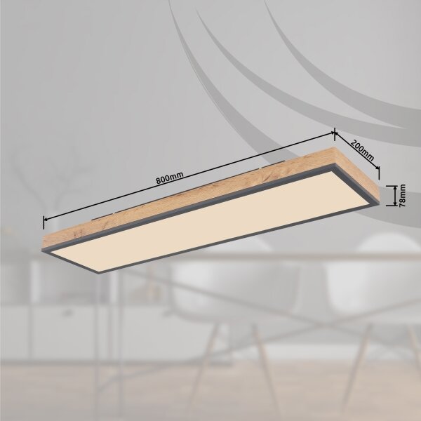 Globo 416080WD4-CCT - LED Stmívatelné stropní svítidlo DORO LED/24W/230V + DO