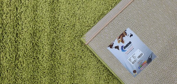 Mono Carpet, Kusový koberec Efor Shaggy 1903 Green, 80x150, zelená, ložnice