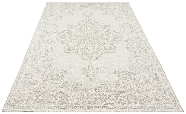 NORTHRUGS Kusový koberec Beach 103854 Cream/Beige – na ven i na doma - 80x150 cm