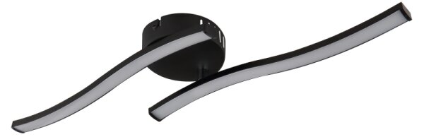 Globo 67178SC - LED Stropní svítidlo ELOISE 2xLED/6W/230V černá