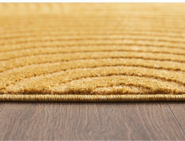 Okrově žlutý koberec 200x290 cm Whirl – ESTE