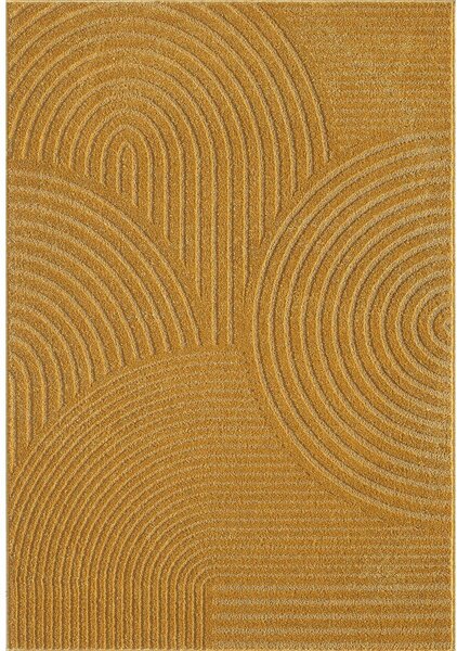 Okrově žlutý koberec 200x290 cm Whirl – ESTE