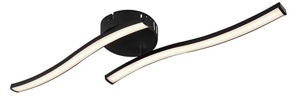 Globo 67178SC - LED Stropní svítidlo ELOISE 2xLED/6W/230V černá
