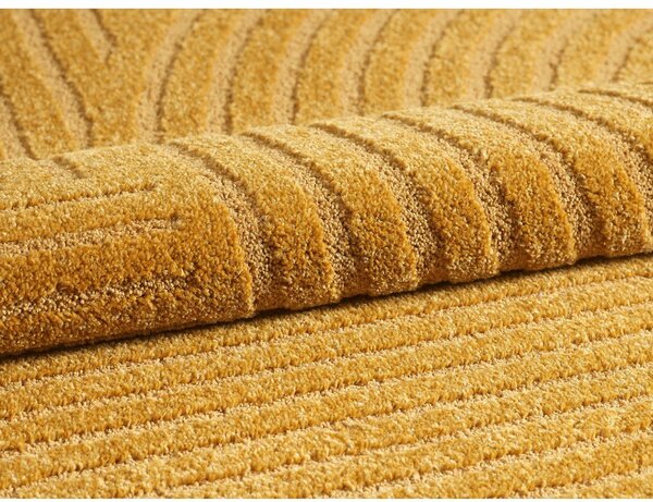 Okrově žlutý koberec 200x290 cm Whirl – ESTE